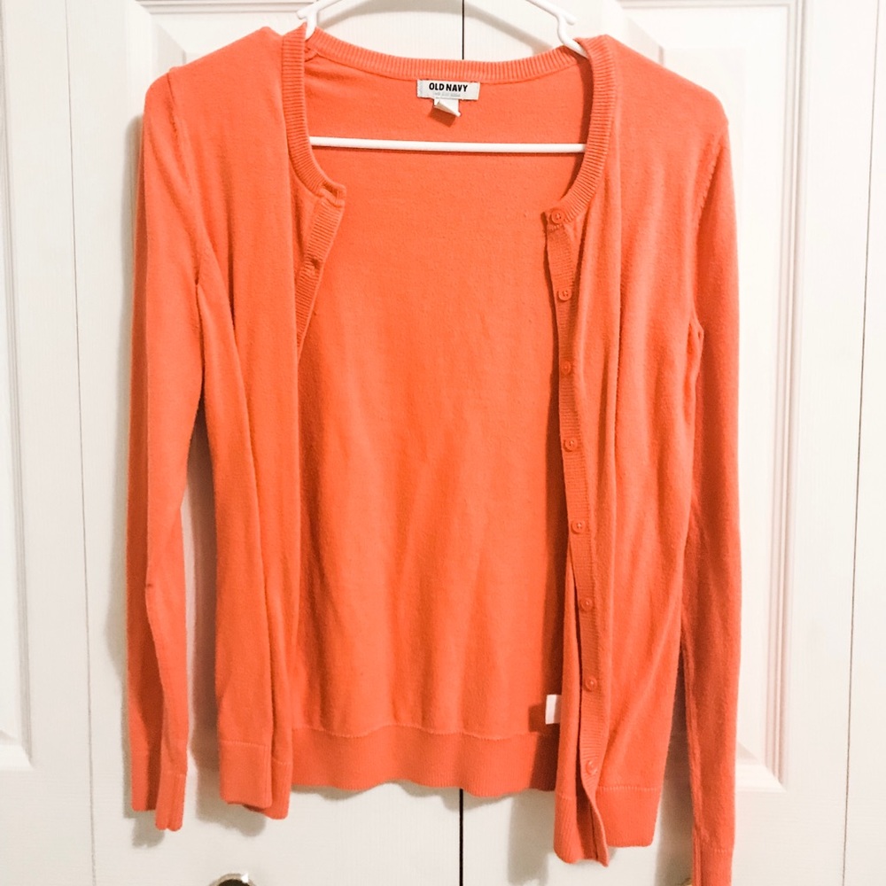 Coral Old Navy Cardigan